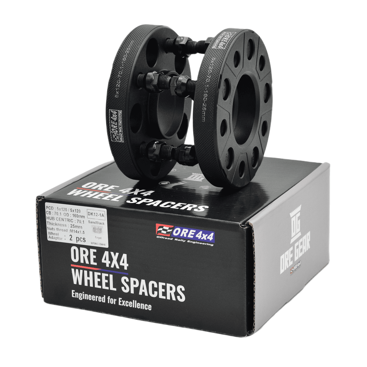 Dystanse 5x127 gr 25mm CB71.6 Jeep Grand Cherokee WK WK2 Wrangler JL, Durango- 2szt. XR-Vent