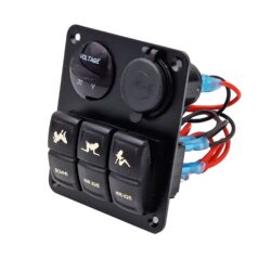 Carling 3x panel włączników akcesoriów gniazdo USB woltomierz 12V