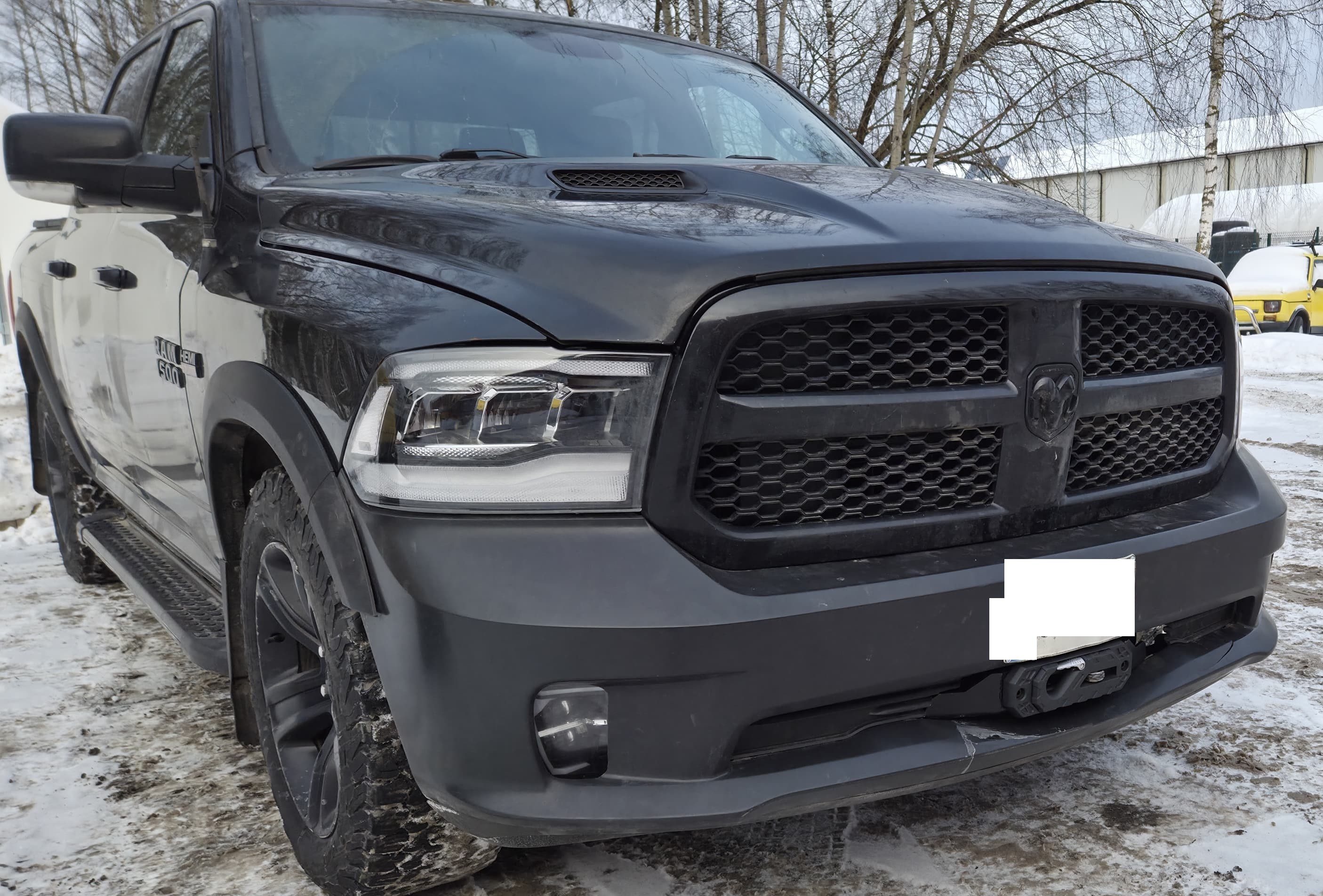 DODGE / RAM 1500 DS CLASSIC 2019 - 2024 płyta montażowa wyciągarki HD