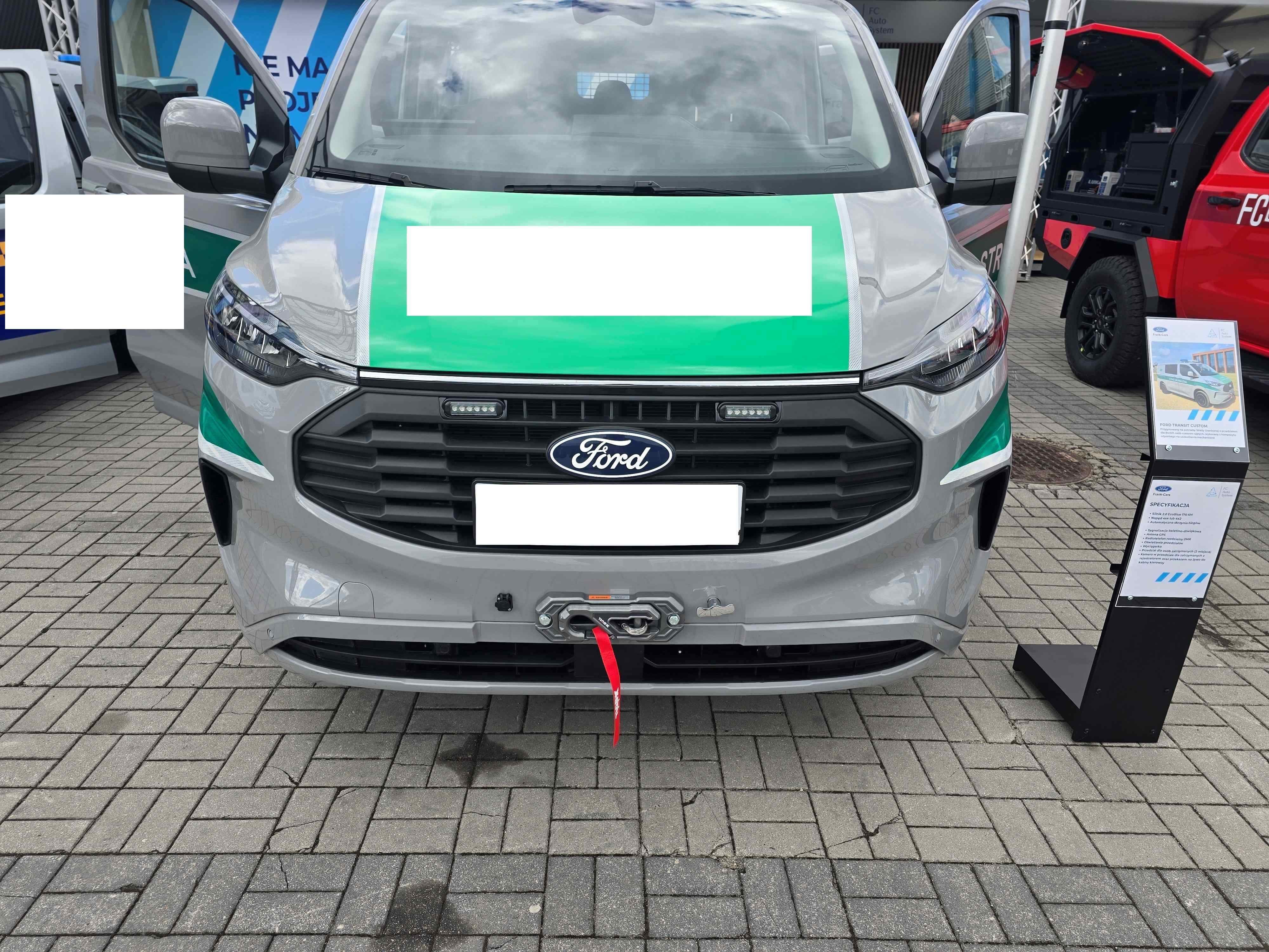 Ford Transit Custom 2023 - FWD płyta montażowa wyciągarki HD - obrazek 3