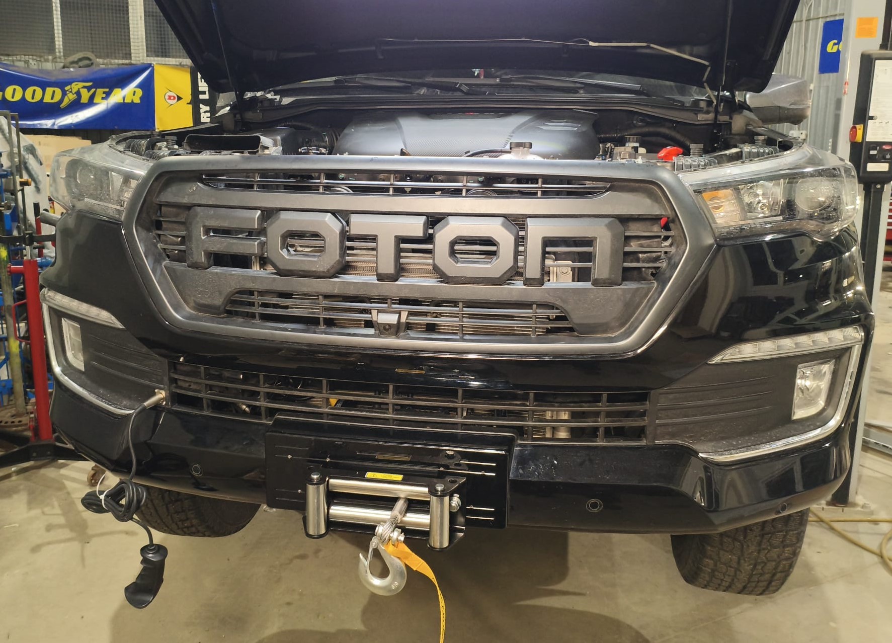 Foton Tunland G7 2019 - 2024 płyta montażowa wyciągarki HD - obrazek 3