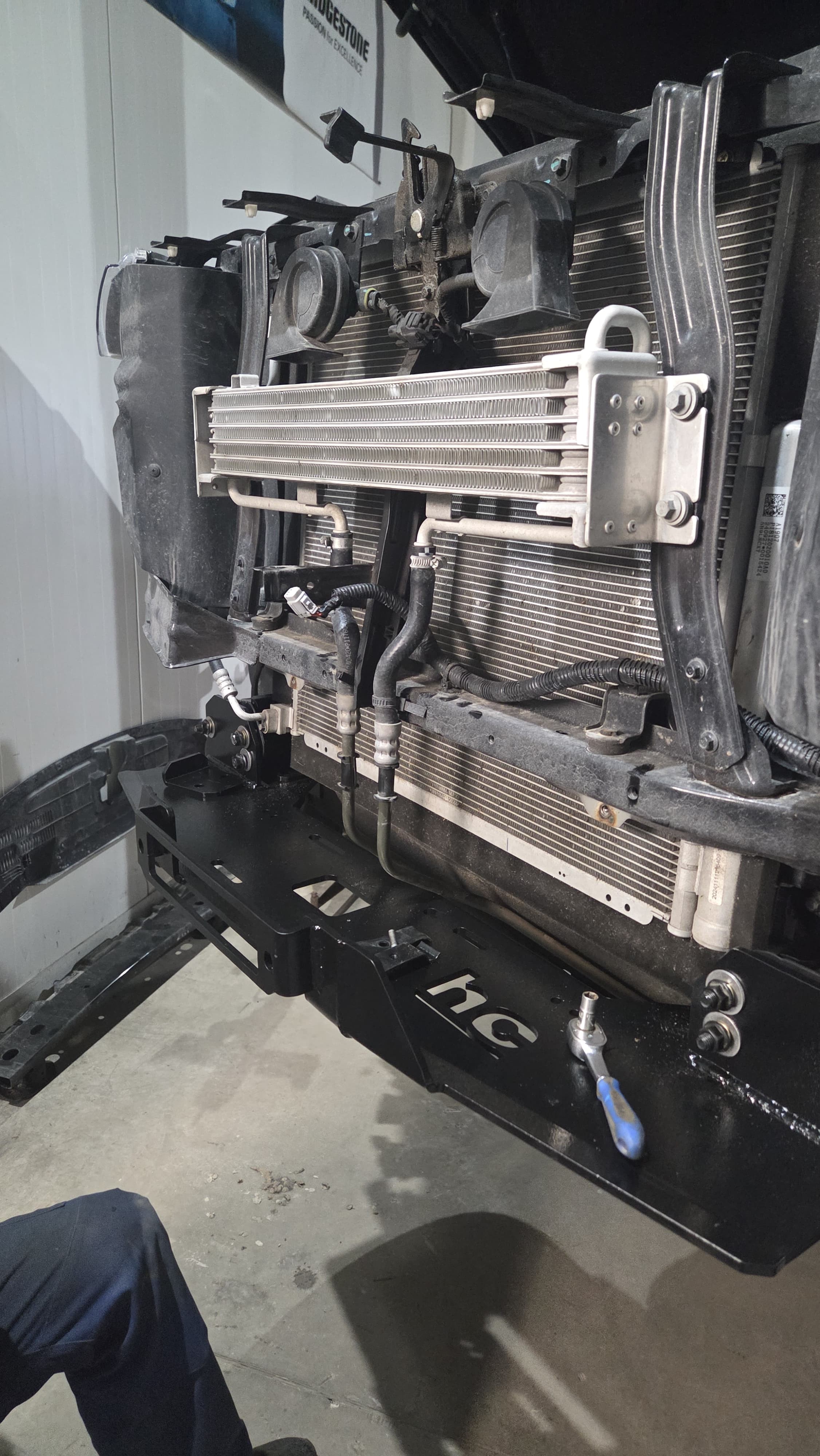 Foton Tunland G7 2019 - 2024 płyta montażowa wyciągarki HD - obrazek 4