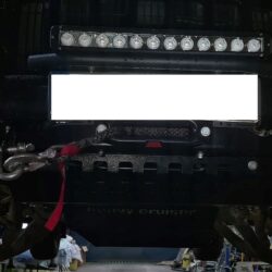 Jeep Cherokee Liberty KJ 2002-2008 osłona czołowa z płytą montażową wyciągarki czerwona