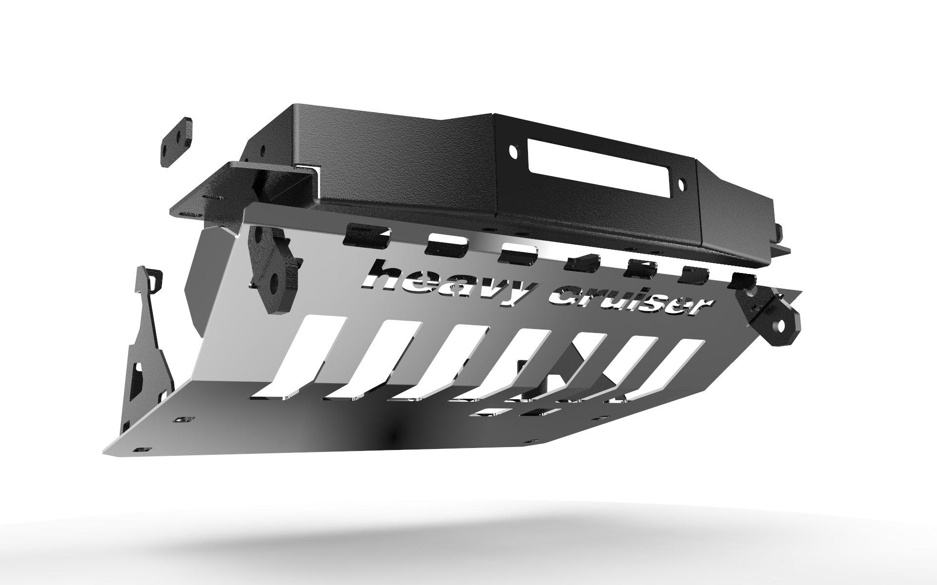 Jeep Grand Cherokee WK WH 2005-2010 3.0 crd diesel osłona czołowa z płytą montażową wyciągarki aluminiowa