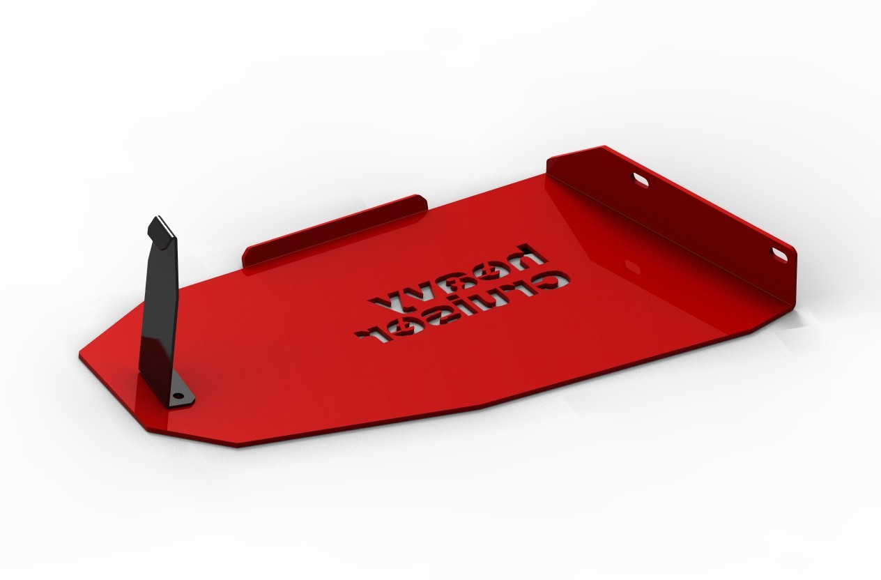 Osłona reduktora STANDARD Jeep Grand Cherokee WK WH 2005-2010 czerwona - obrazek 5