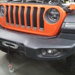 Jeep Wrangler JL 2018 – 2023 płyta montażowa wyciągarki HD pod zderzak EU