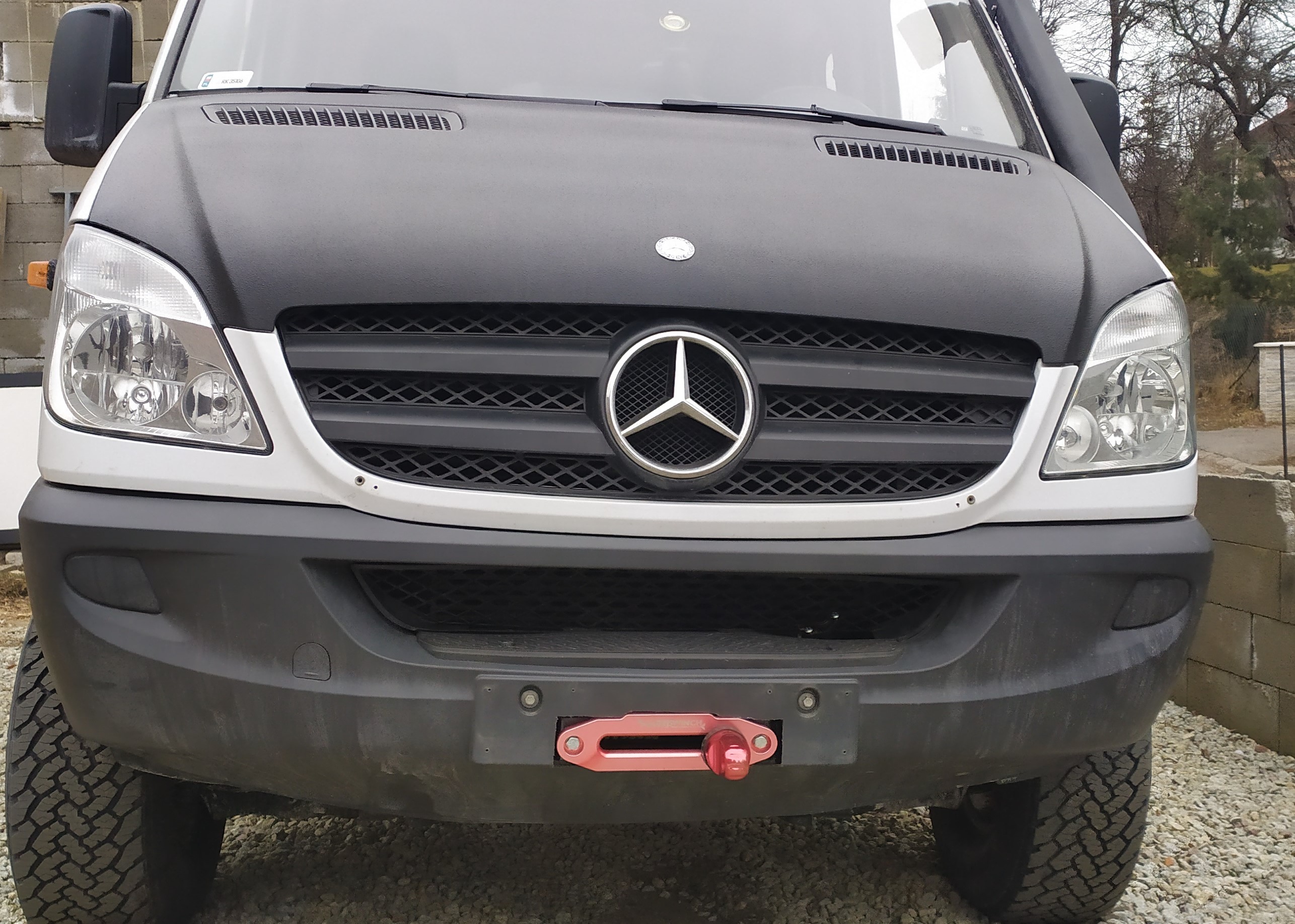 Mercedes Sprinter W 906 NCV3 2006-2013 płyta montażowa wyciągarki - Image 2