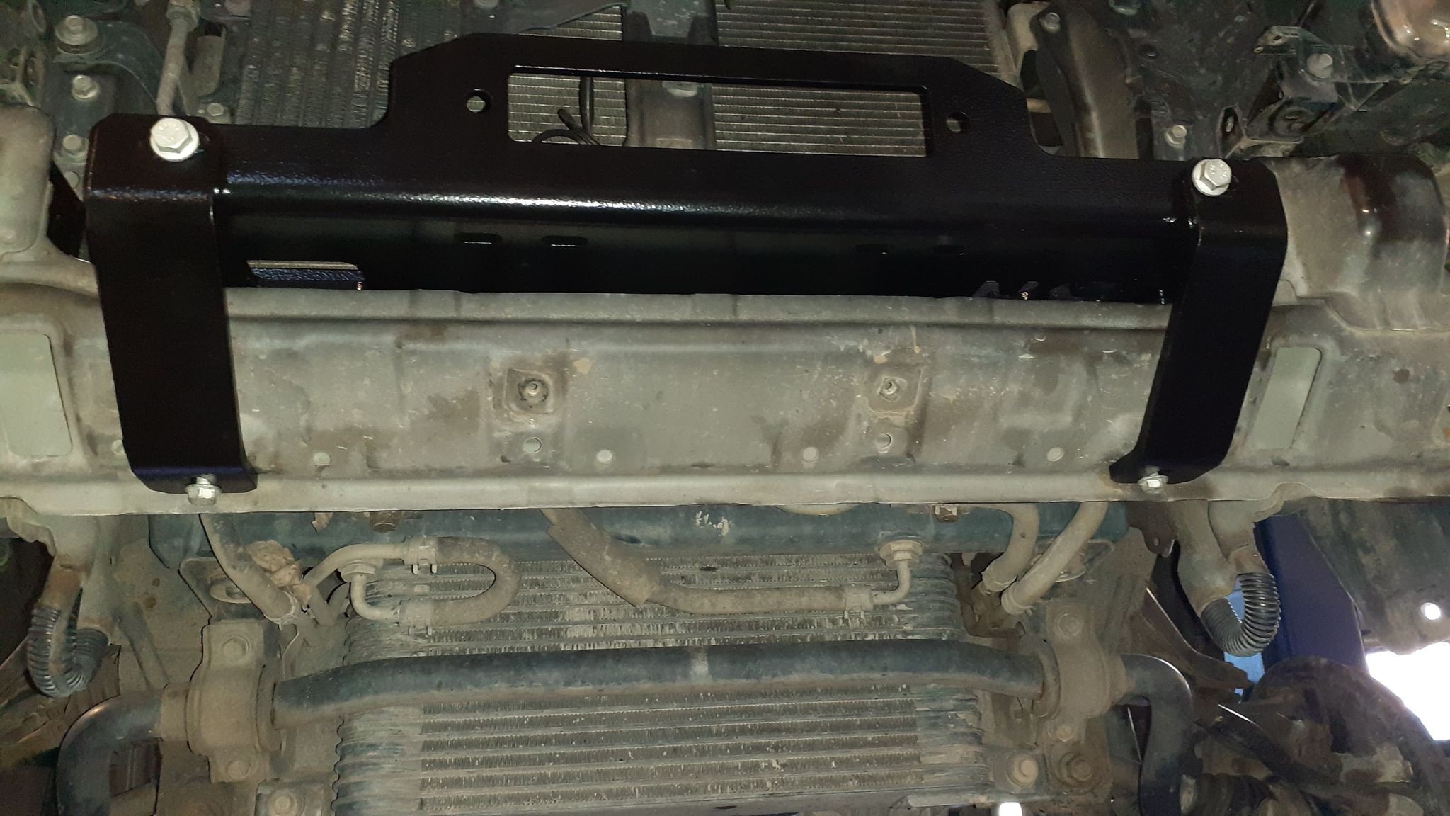 Mitsubishi Pajero 3 III V60 V70 1999-2006 płyta montażowa wyciągarki HD - obrazek 3