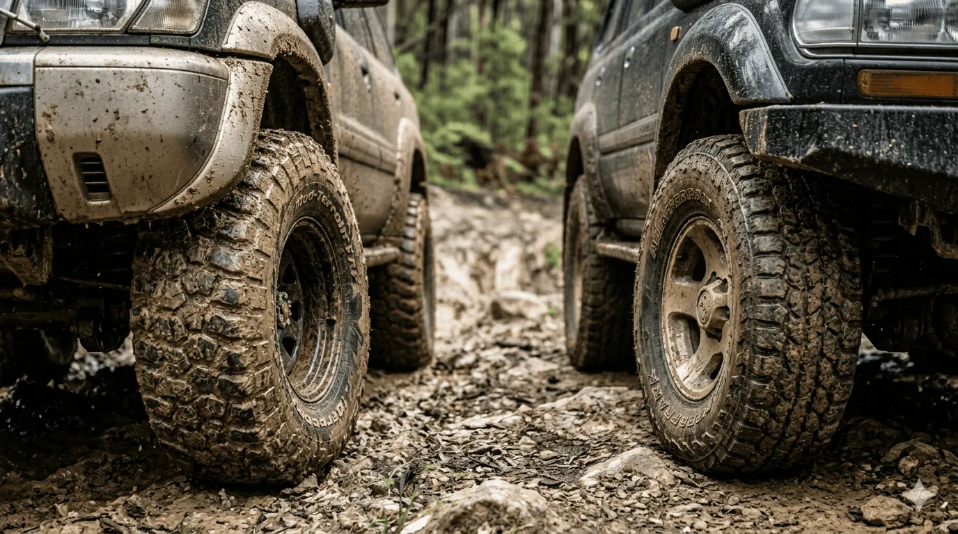 Opony AT i MT w off-roadzie – przewodnik