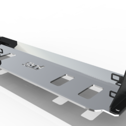 Osłona chłodnic i stabilizatora STANDARD Jeep Wrangler JL 2018- pod zderzaki stalowe aluminiowa