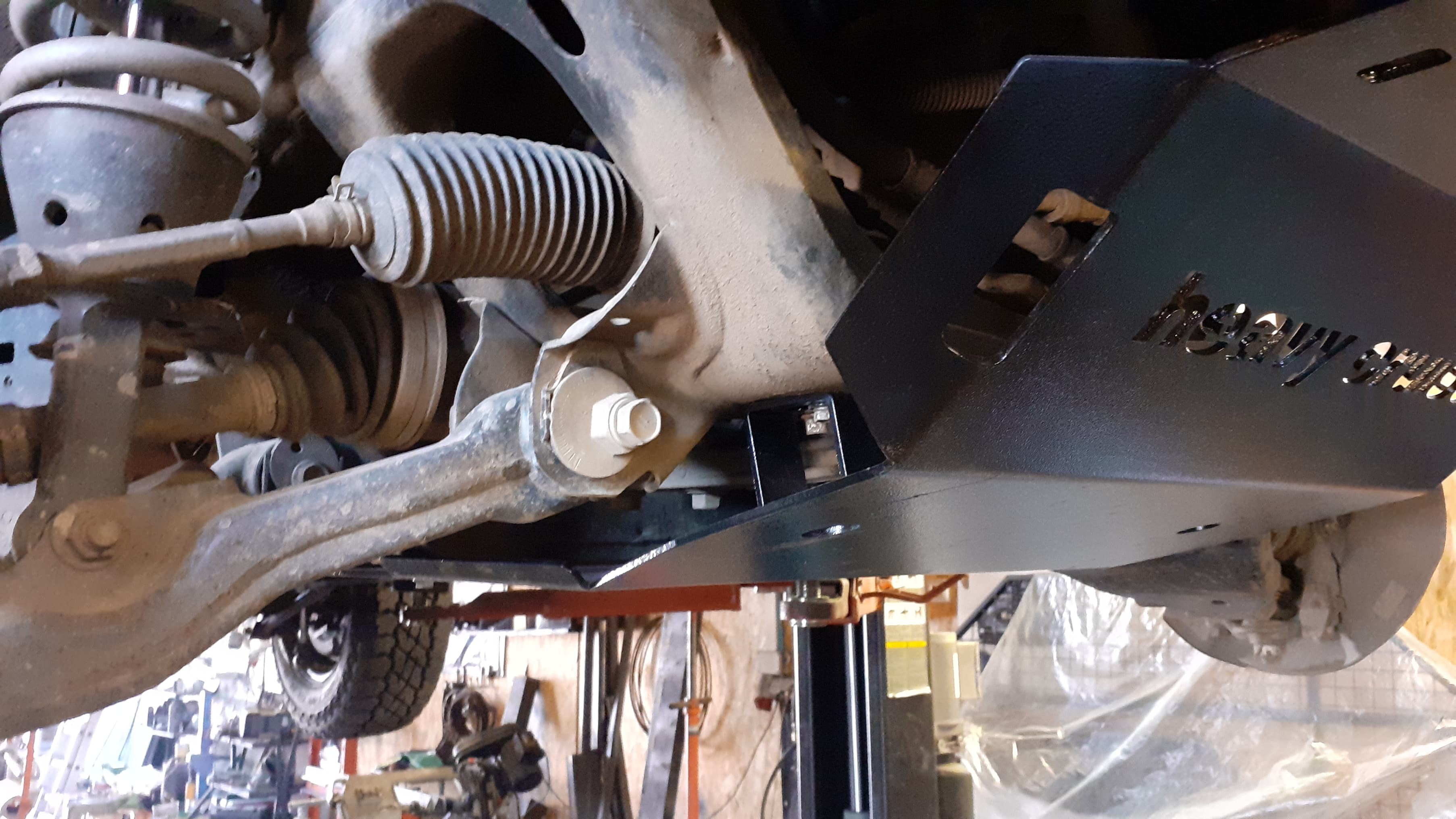 Osłona chłodnic, silnika i przedniego mostu Lexus GX470 2002-2009 aluminiowa