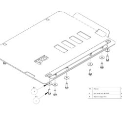 Osłona przedniego mostu , miski olejowej przekładni kierowniczej Ford F150 F-150 2009-2014 aluminiowa