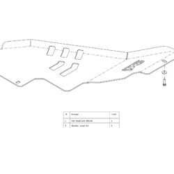 Osłona reduktora Ford F150 F-150 2009-2014