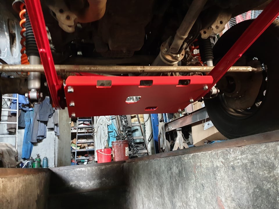 Osłona silnika, drążków i przedniego mostu Suzuki Jimny 2018- aluminiowa - obrazek 3