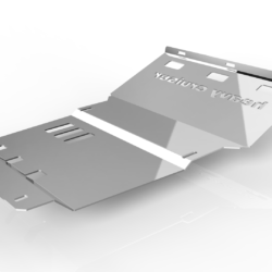 Osłona silnika,chłodnic i przedniego mostu Mitsubishi L200 Triton 2005-2015 bez płyty montażowej wyciągarki aluminiowa