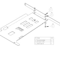 Osłona skrzyni biegów Ford F150 F-150 2009-2014 aluminiowa