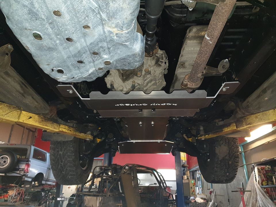 Osłona skrzyni biegów i reduktora OFFROAD Toyota Land Cruiser J 120 J 125 2003-2009 D4D aluminiowa - obrazek 2