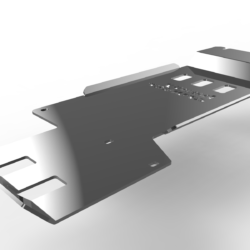 Osłona skrzyni biegów i reduktora STANDARD Ford Ranger T7 2016-2019 aluminiowa