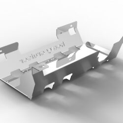 Osłona tłumika tył Jeep Wrangler JK 2007-2018 aluminiowa