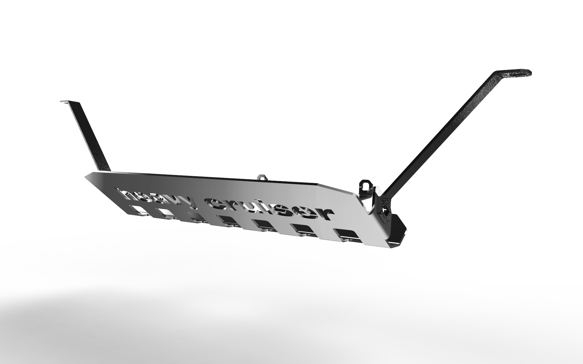 Osłona tłumika tylnego Jeep Renegade 2014-2018 aluminiowa - Image 3