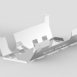 Osłona tylnego tłumika Jeep Wrangler Unlimited JKU 2007-2018 aluminiowa