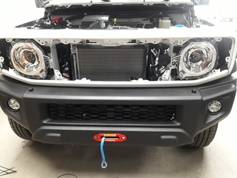 Suzuki Jimny 2018- płyta montażowa wyciągarki 7000lbs - obrazek 2