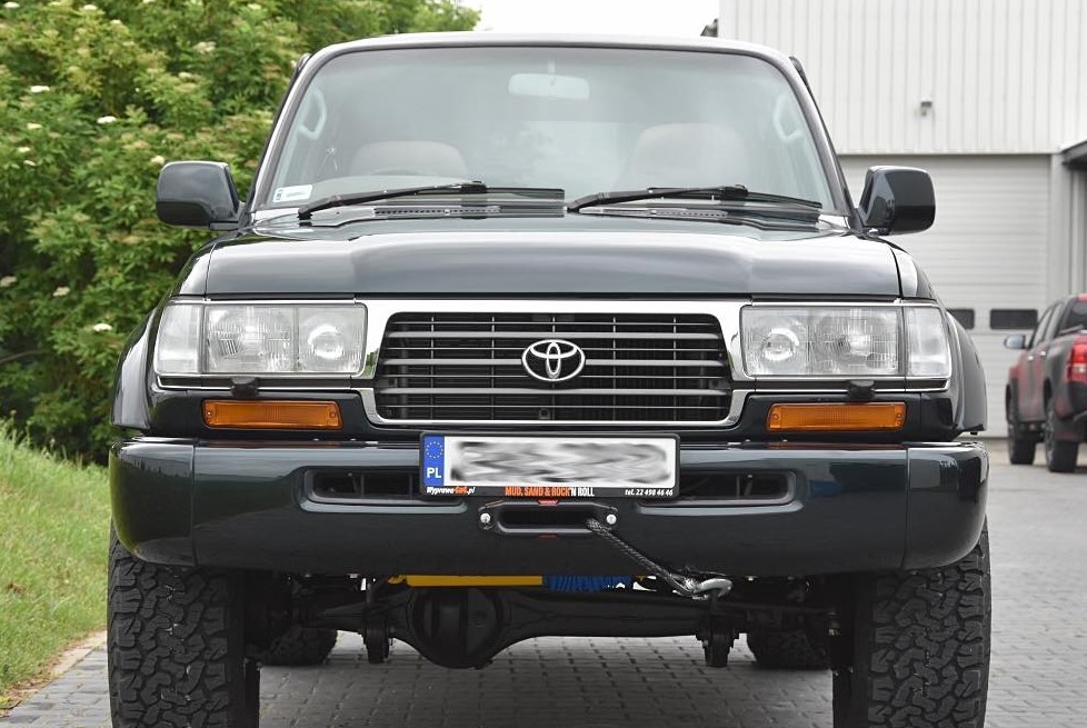 Toyota Land Cruiser J8 HDJ HZJ 80 1989-1997 płyta montażowa wyciągarki - obrazek 2