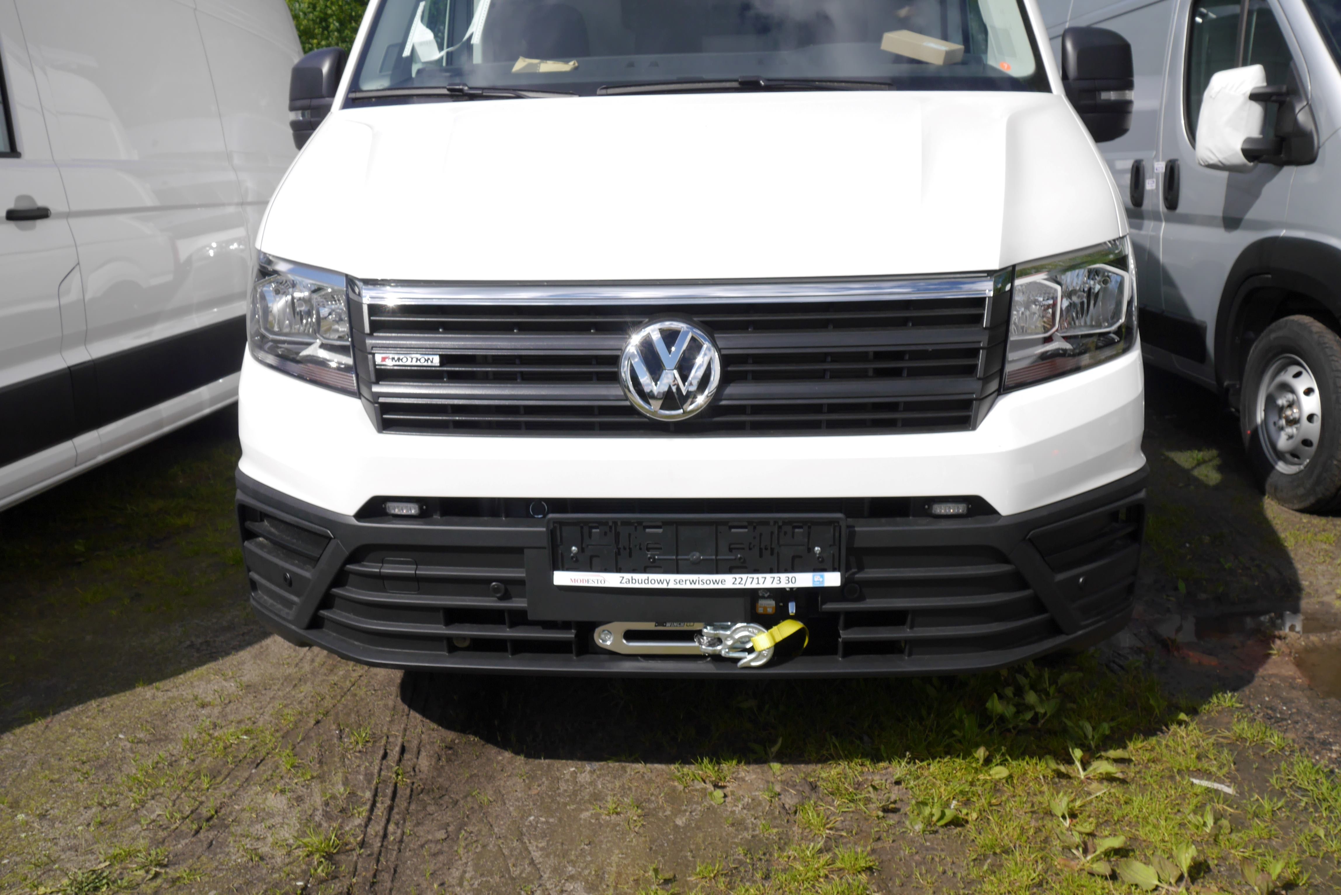 Vw Crafter 2021- automat AT płyta montażowa wyciągarki z ACC - obrazek 3