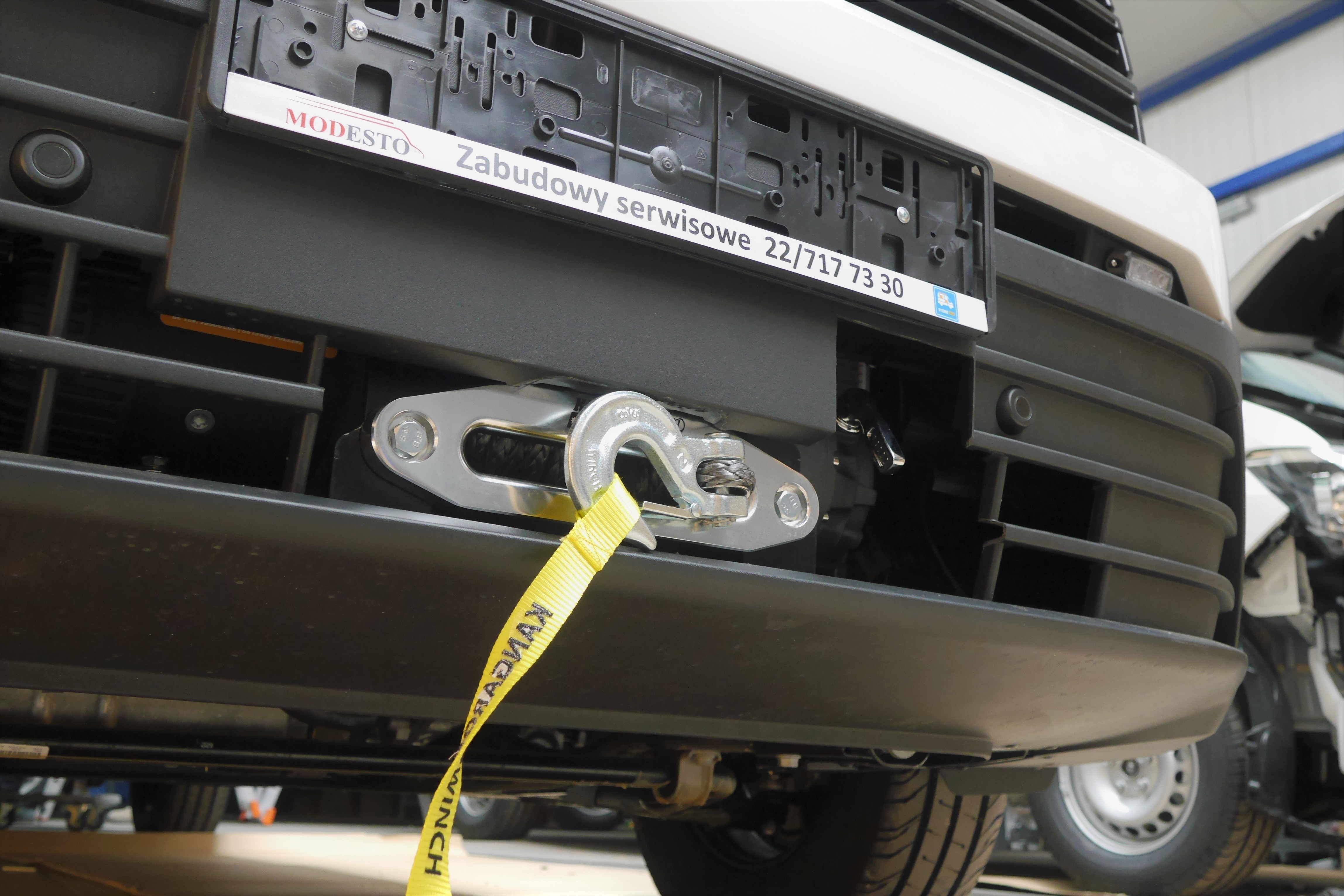 Vw Crafter 2021- automat AT płyta montażowa wyciągarki z ACC