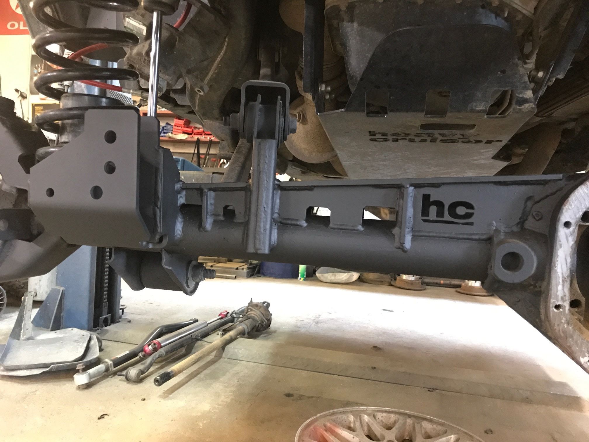 Wzmocnienia przedniego mostu Dana 30 Jeep Wrangler JK 2007-2018 zestaw 2 - obrazek 2