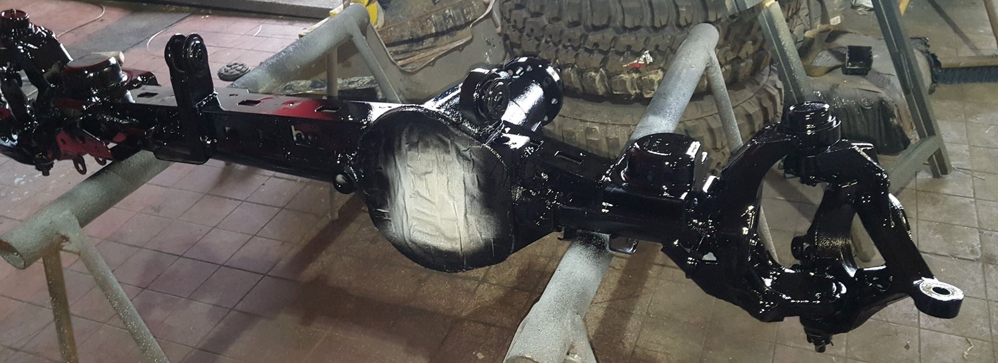 Wzmocnienia przedniego mostu Dana 30 Jeep Wrangler JK 2007-2018 zestaw 2 - obrazek 8