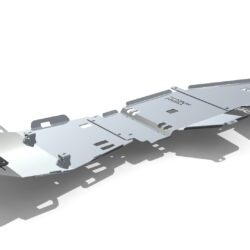 Zestaw osłon układu napędowego OFFROAD Toyota Land Cruiser 250 J25 Prado 2024 – aluminiowy