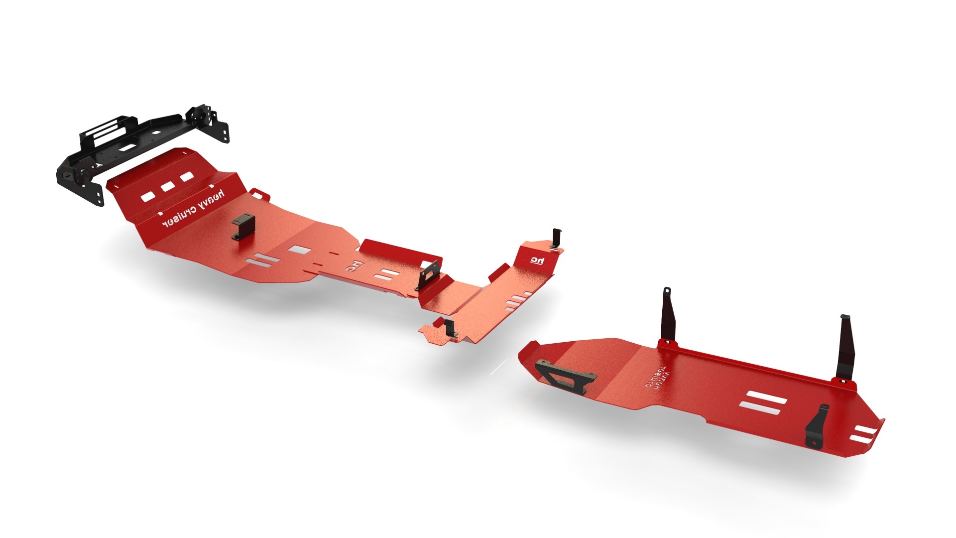Zestaw, pakiet OFFROAD Toyota 4 Runner 4Runner N280 2014 - 2024 TRD czerwony - Image 8